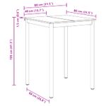 Casa si Gradina - Mobilier - Mese si birouri - Mese bucatarie si dining - Mese de sufragerie Lemn compozit - Infinity.ro