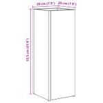 Casa si Gradina - Decoratiuni - Obiecte decorative - Suporturi umbrele - Suport pentru umbrele Gri Sonoma 20 x 20 x 55,5 cm - Infinity.ro