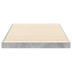 Casa si Gradina - Mobilier - Paturi si accesorii - Paturi - Cadru de pat de podea Gri din beton 80 x 200 cm Lemn compozit - Infinity.ro