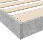 Casa si Gradina - Mobilier - Paturi si accesorii - Paturi - Cadru de pat de podea Gri din beton 80 x 200 cm Lemn compozit - Infinity.ro