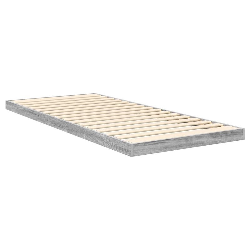Casa si Gradina - Mobilier - Paturi si accesorii - Paturi - Cadru de pat de podea Gri Sonoma 80 x 200 cm Lemn compozit - Infinity.ro