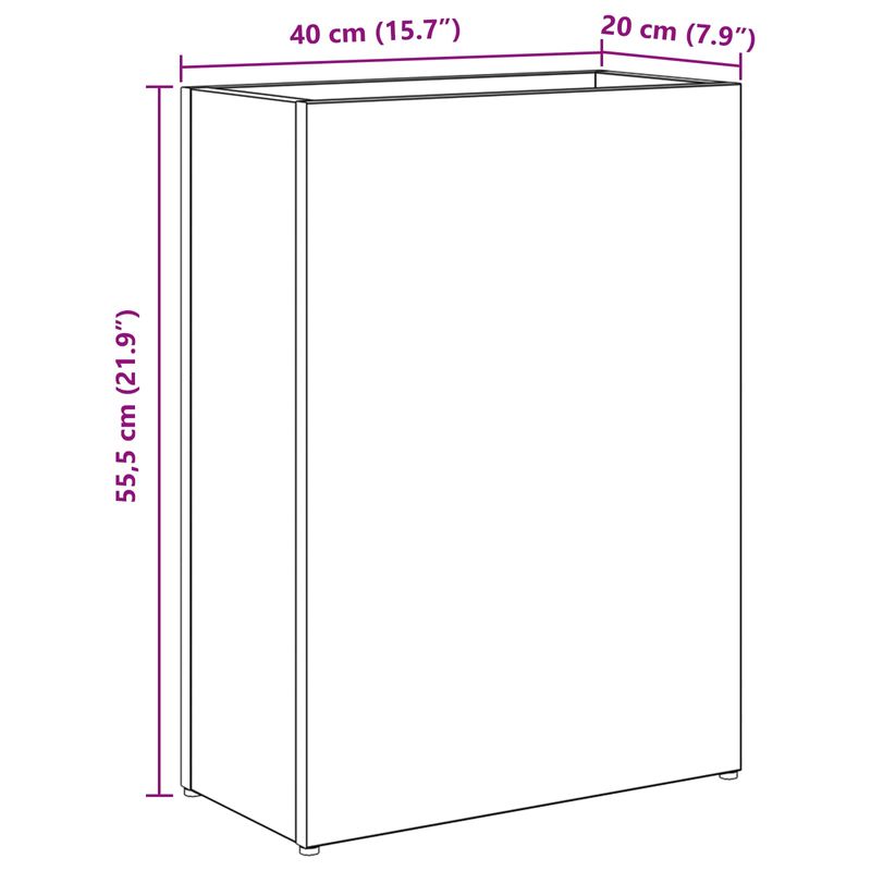 Casa si Gradina - Decoratiuni - Obiecte decorative - Suporturi umbrele - Suport pentru umbrele Stejar Artizanal 40 x 20 x 55,5 cm - Infinity.ro