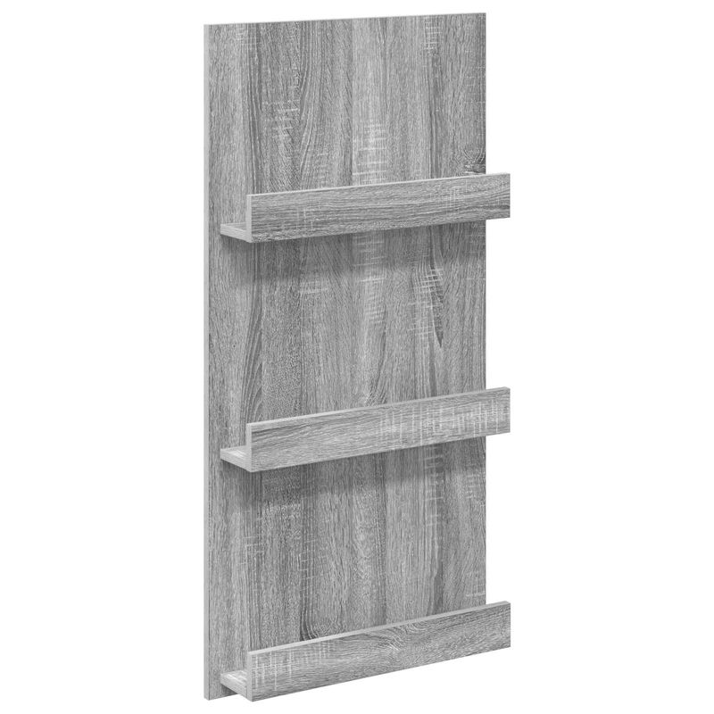 Casa si Gradina - Mobilier - Biblioteci si rafturi - Rafturi - Raft pentru reviste Gri Sonoma 51 x 11 x 102 cm Lemn compozit - Infinity.ro