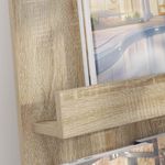 Casa si Gradina - Mobilier - Biblioteci si rafturi - Rafturi - Raft pentru reviste cu raft Stejar Sonoma 43 x 11 x 102 cm - Infinity.ro