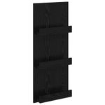 Casa si Gradina - Mobilier - Biblioteci si rafturi - Rafturi - Raft pentru reviste Stejar Negru 43 x 11 x 102 cm Lemn compozit - Infinity.ro