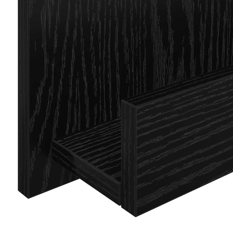 Casa si Gradina - Mobilier - Biblioteci si rafturi - Rafturi - Raft pentru reviste Stejar Negru 43 x 11 x 102 cm Lemn compozit - Infinity.ro