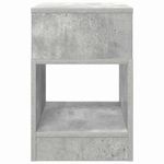 Casa si Gradina - Mobilier - Mese si birouri - Mese living - Masa laterala 2 pcs Gri din beton 30,5 x 30 x 45 cm - Infinity.ro