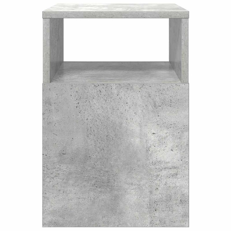 Casa si Gradina - Mobilier - Mese si birouri - Mese living - Masa laterala 2 pcs Gri din beton 30,5 x 30 x 45 cm - Infinity.ro
