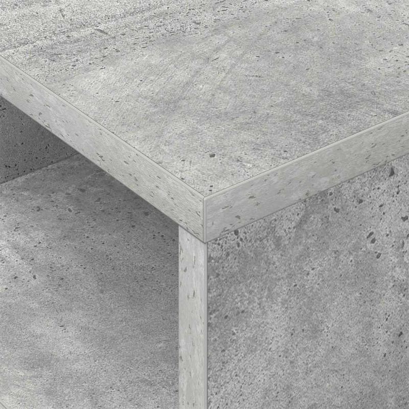 Casa si Gradina - Mobilier - Mese si birouri - Mese living - Masa laterala 2 pcs Gri din beton 30,5 x 30 x 45 cm - Infinity.ro