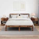 Casa si Gradina - Mobilier - Mese si birouri - Mese living - Masa laterala 2 pcs Lemn vechi 40,5 x 40 x 45 cm Lemn compozit - Infinity.ro