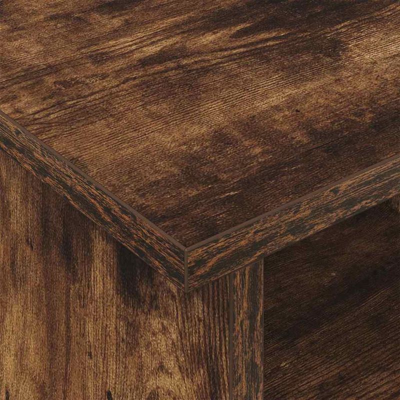 Casa si Gradina - Mobilier - Comode si corpuri - Comode - Support TV Stejar fumuriu 100 x 35 x 35 cm Lemn compozit - Infinity.ro