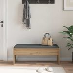 Casa si Gradina - Mobilier - Organizare si depozitare - Bancute - Banca pentru hol cu perna Stejar Artizanal 103 x 38 x 40 cm - Infinity.ro