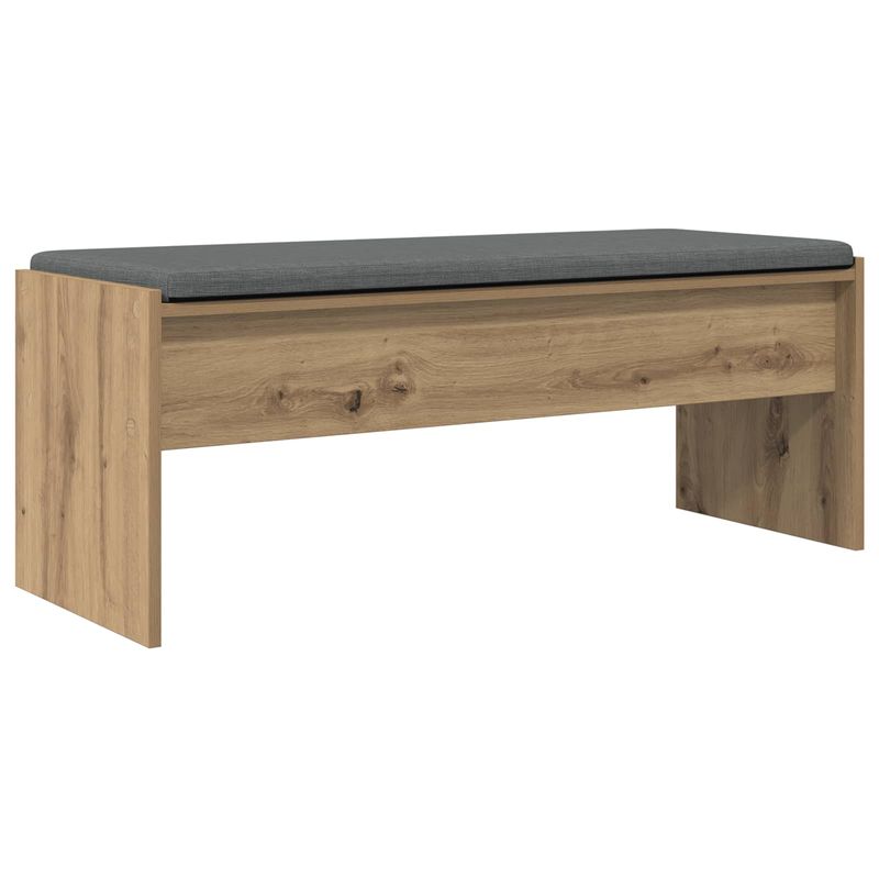 Casa si Gradina - Mobilier - Organizare si depozitare - Bancute - Banca pentru hol cu perna Stejar Artizanal 103 x 38 x 40 cm - Infinity.ro