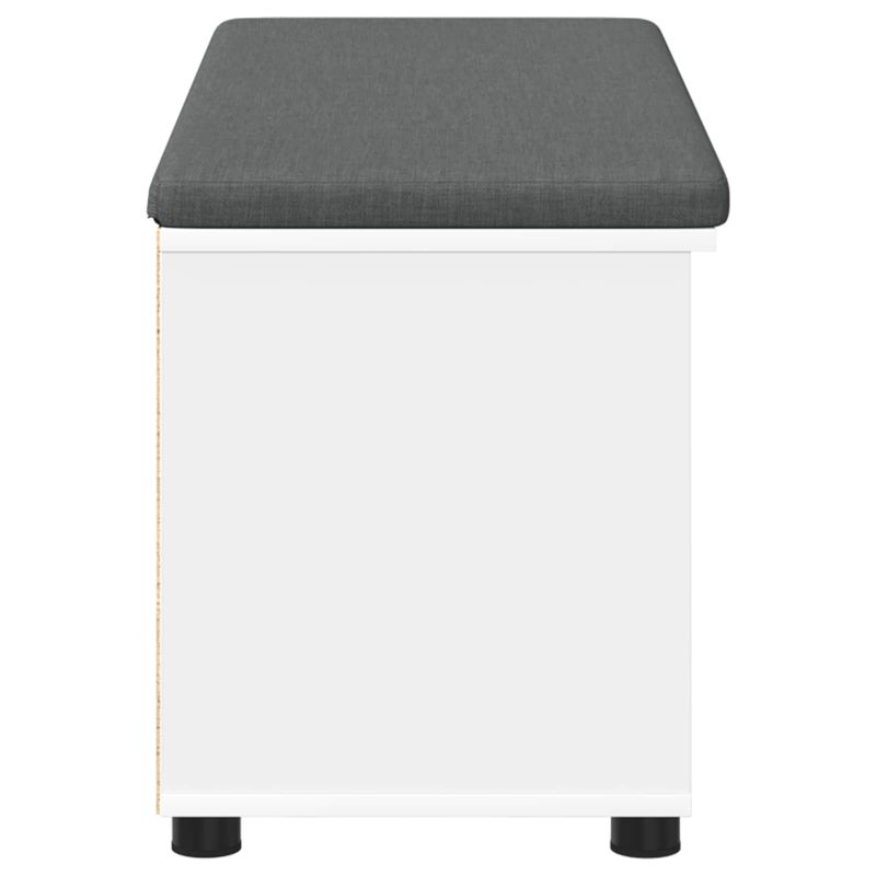 Casa si Gradina - Mobilier - Organizare si depozitare - Bancute - Banca pentru hol cu perna Simplu Alb 100 x 38 x 46 cm - Infinity.ro