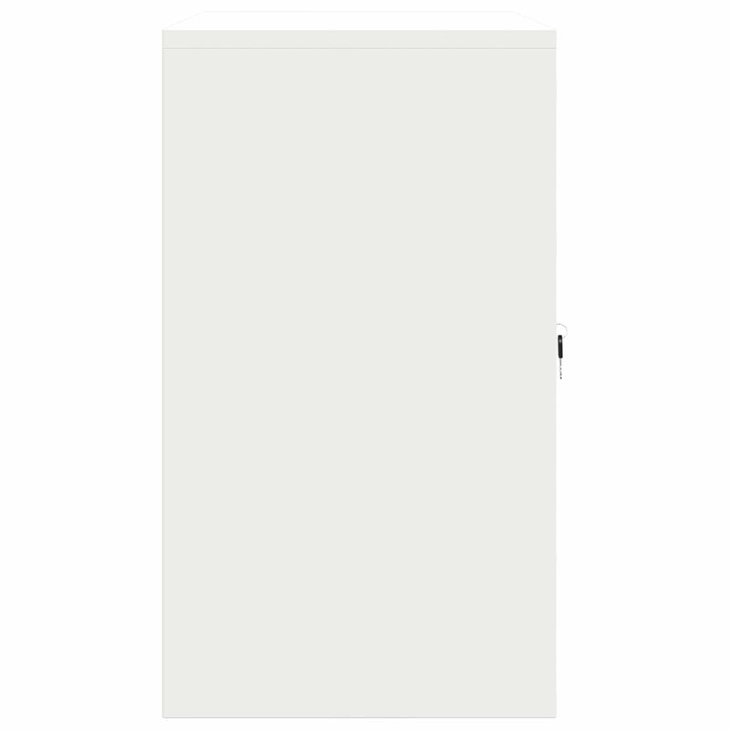Casa si Gradina - Mobilier - Dulapuri si sifoniere - Dulapuri - Dulap de depozitare Alb 80 x 40 x 70 cm Otel Laminat la Rece - Infinity.ro