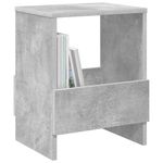 Casa si Gradina - Mobilier - Biblioteci si rafturi - Rafturi - Raft pentru reviste Gri din beton 35 x 30 x 45 cm - Infinity.ro