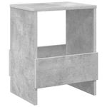 Casa si Gradina - Mobilier - Biblioteci si rafturi - Rafturi - Raft pentru reviste Gri din beton 35 x 30 x 45 cm - Infinity.ro