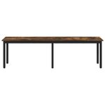 Casa si Gradina - Mobilier - Canapele si coltare - Banchete - Banca Stejar fumuriu 160 x 35 x 45 cm Lemn compozit - Infinity.ro