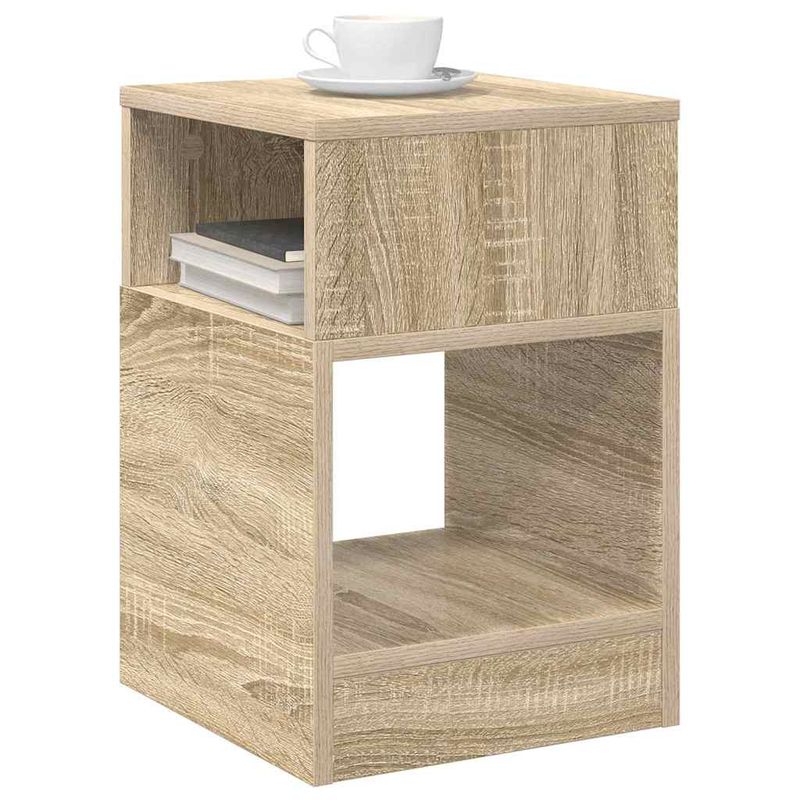 Casa si Gradina - Mobilier - Mese si birouri - Mese living - Masa laterala 2 pcs Stejar Sonoma 30,5 x 30 x 45 cm - Infinity.ro