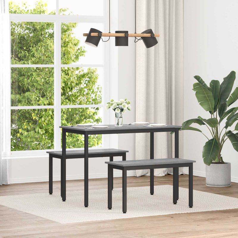 Casa si Gradina - Mobilier - Canapele si coltare - Banchete - Banca Gri Sonoma 80 x 35 x 45 cm Lemn compozit - Infinity.ro