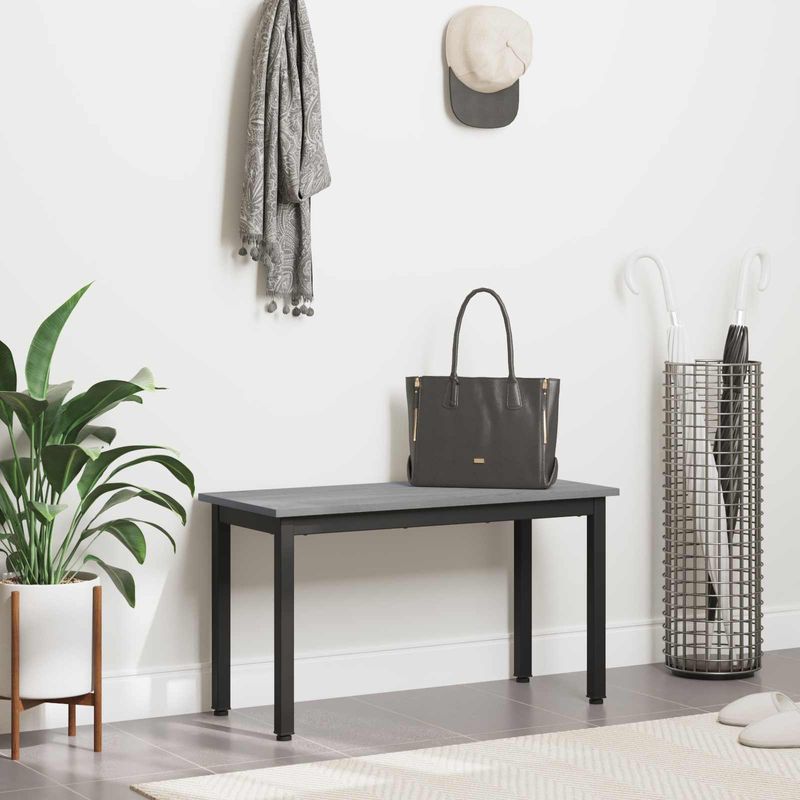 Casa si Gradina - Mobilier - Canapele si coltare - Banchete - Banca Gri Sonoma 80 x 35 x 45 cm Lemn compozit - Infinity.ro