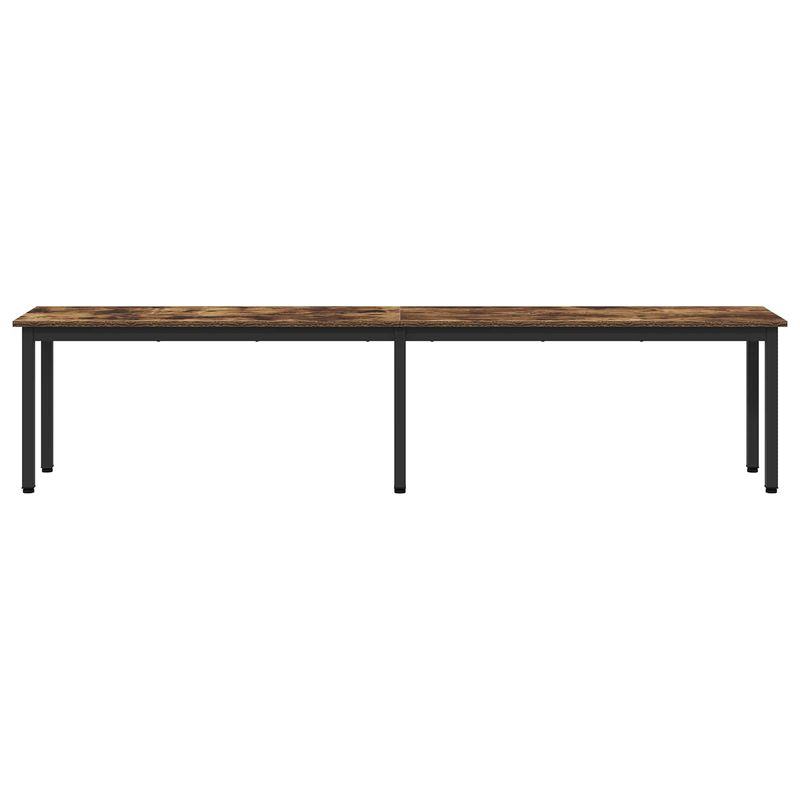 Casa si Gradina - Mobilier - Canapele si coltare - Banchete - Banca Stejar fumuriu 200 x 35 x 45 cm Lemn compozit - Infinity.ro