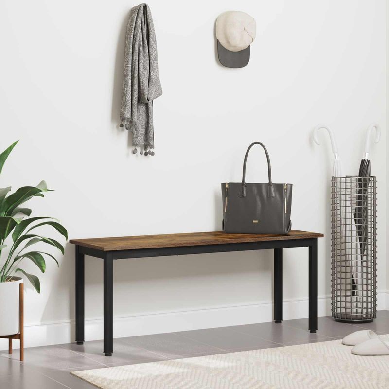 Casa si Gradina - Mobilier - Canapele si coltare - Banchete - Banca Stejar fumuriu 110 x 35 x 45 cm Lemn compozit - Infinity.ro