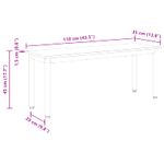 Casa si Gradina - Mobilier - Canapele si coltare - Banchete - Banca Stejar fumuriu 110 x 35 x 45 cm Lemn compozit - Infinity.ro