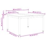 Casa si Gradina - Mobilier - Mese si birouri - Masute de cafea - Masa de cafea Gri Sonoma 80 x 80 x 45 cm Lemn compozit - Infinity.ro