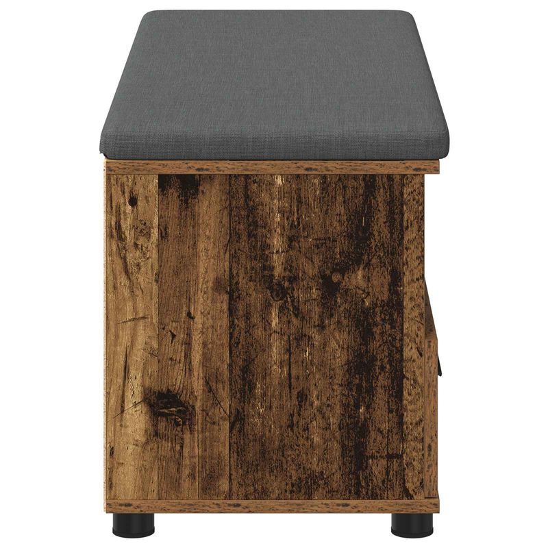 Casa si Gradina - Mobilier - Organizare si depozitare - Bancute - Banca pentru hol cu perna cu sertar Lemn vechi 100 x 38 x 46 cm - Infinity.ro