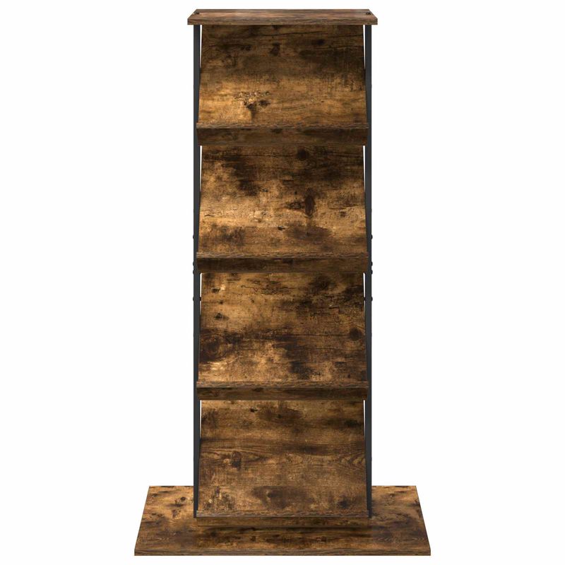 Casa si Gradina - Mobilier - Biblioteci si rafturi - Rafturi - Raft pentru reviste cu raft Stejar fumuriu 68 x 40 x 123.5 cm - Infinity.ro