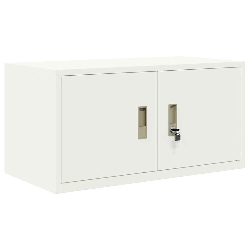 Casa si Gradina - Mobilier - Dulapuri si sifoniere - Dulapuri - Dulap de depozitare Alb 80 x 40 x 40 cm Otel Laminat la Rece - Infinity.ro