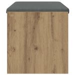 Casa si Gradina - Mobilier - Organizare si depozitare - Bancute - Banca pentru hol cu perna Stejar Artizanal 83 x 38 x 40 cm - Infinity.ro
