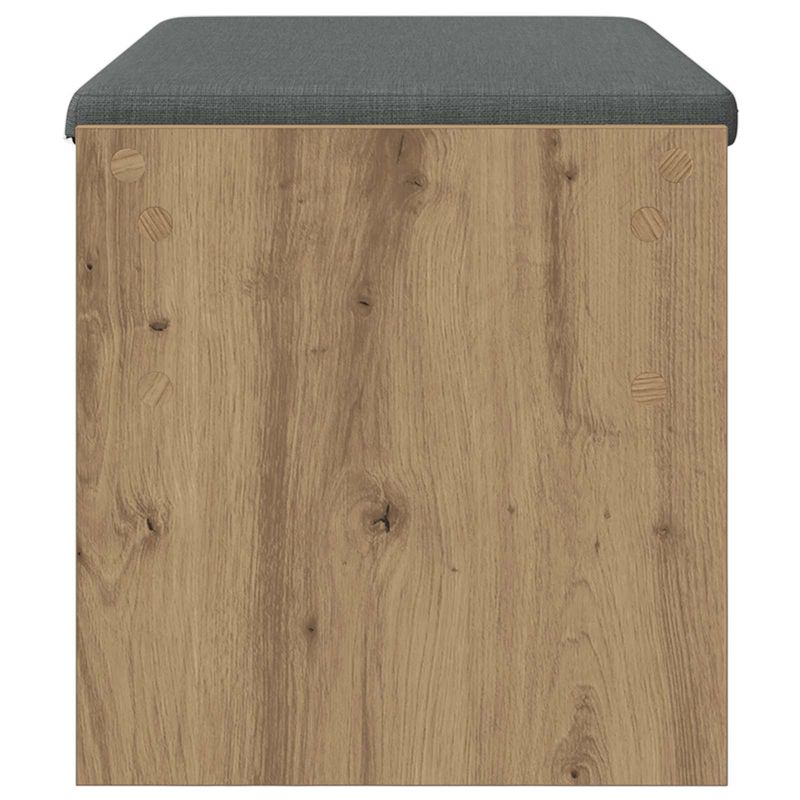 Casa si Gradina - Mobilier - Organizare si depozitare - Bancute - Banca pentru hol cu perna Stejar Artizanal 83 x 38 x 40 cm - Infinity.ro