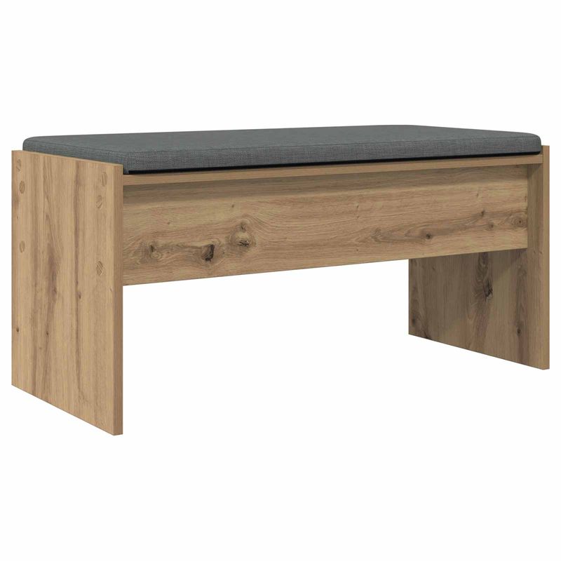Casa si Gradina - Mobilier - Organizare si depozitare - Bancute - Banca pentru hol cu perna Stejar Artizanal 83 x 38 x 40 cm - Infinity.ro