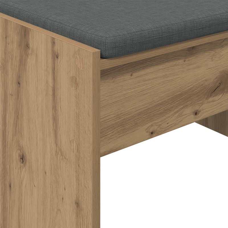 Casa si Gradina - Mobilier - Organizare si depozitare - Bancute - Banca pentru hol cu perna Stejar Artizanal 83 x 38 x 40 cm - Infinity.ro