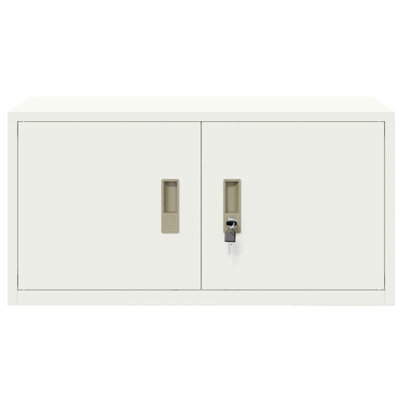 Casa si Gradina - Mobilier - Dulapuri si sifoniere - Dulapuri - Dulap de depozitare Alb 80 x 40 x 40 cm Otel Laminat la Rece - Infinity.ro
