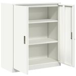 Casa si Gradina - Mobilier - Dulapuri si sifoniere - Dulapuri - Dulap de depozitare Alb 90 x 40 x 105 cm Otel Laminat la Rece - Infinity.ro