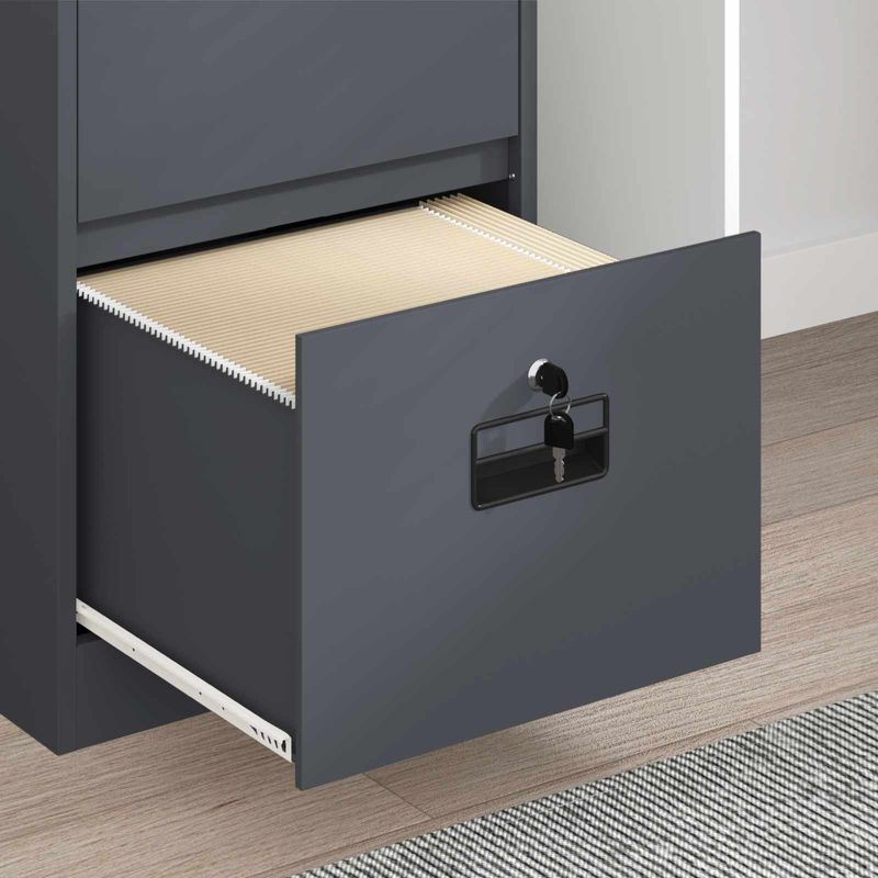Casa si Gradina - Mobilier - Dulapuri si sifoniere - Dulapuri - Dulap pentru Fisiere cu sertar Antracit 44 x 50 x 106.5 cm - Infinity.ro