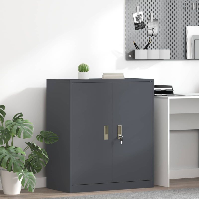 Casa si Gradina - Mobilier - Dulapuri si sifoniere - Dulapuri - Dulap de depozitare cu depozitare Antracit 80 x 40 x 90 cm - Infinity.ro