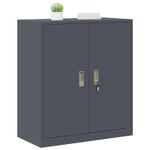 Casa si Gradina - Mobilier - Dulapuri si sifoniere - Dulapuri - Dulap de depozitare cu depozitare Antracit 80 x 40 x 90 cm - Infinity.ro