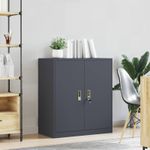 Casa si Gradina - Mobilier - Dulapuri si sifoniere - Dulapuri - Dulap de depozitare cu depozitare Antracit 80 x 40 x 90 cm - Infinity.ro