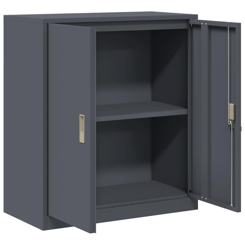 Casa si Gradina - Mobilier - Dulapuri si sifoniere - Dulapuri - Dulap de depozitare cu depozitare Antracit 80 x 40 x 90 cm - Infinity.ro