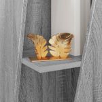 Casa si Gradina - Mobilier - Biblioteci si rafturi - Biblioteci - Raft lateral Gri Sonoma 33 x 32 x 70,5 cm Lemn compozit - Infinity.ro