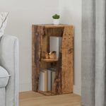 Casa si Gradina - Mobilier - Biblioteci si rafturi - Biblioteci - Raft lateral Lemn vechi 33 x 32 x 70,5 cm Lemn compozit - Infinity.ro
