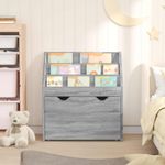 Casa si Gradina - Mobilier - Biblioteci si rafturi - Rafturi - Raft pentru copii Gri Sonoma 60 x 29,5 x 69 cm Lemn compozit - Infinity.ro