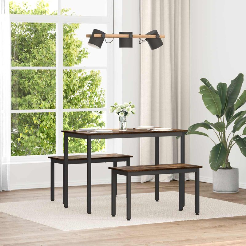Casa si Gradina - Mobilier - Canapele si coltare - Banchete - Banca Stejar fumuriu 80 x 35 x 45 cm Lemn compozit - Infinity.ro