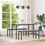 Casa si Gradina - Mobilier - Canapele si coltare - Banchete - Banca Gri Sonoma 110 x 35 x 45 cm Lemn compozit - Infinity.ro