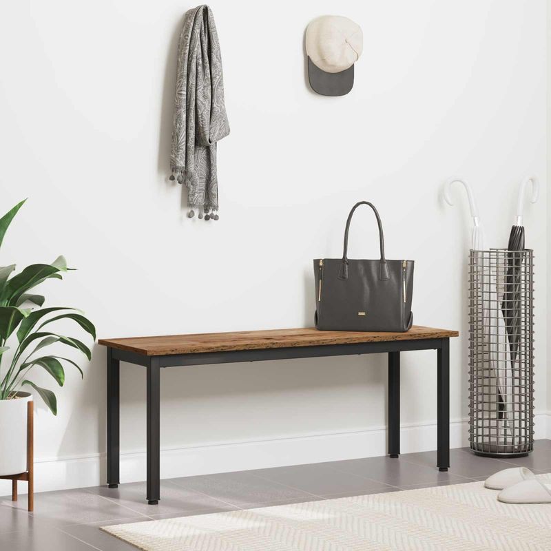 Casa si Gradina - Mobilier - Canapele si coltare - Banchete - Banca Lemn vechi 110 x 35 x 45 cm Lemn compozit - Infinity.ro