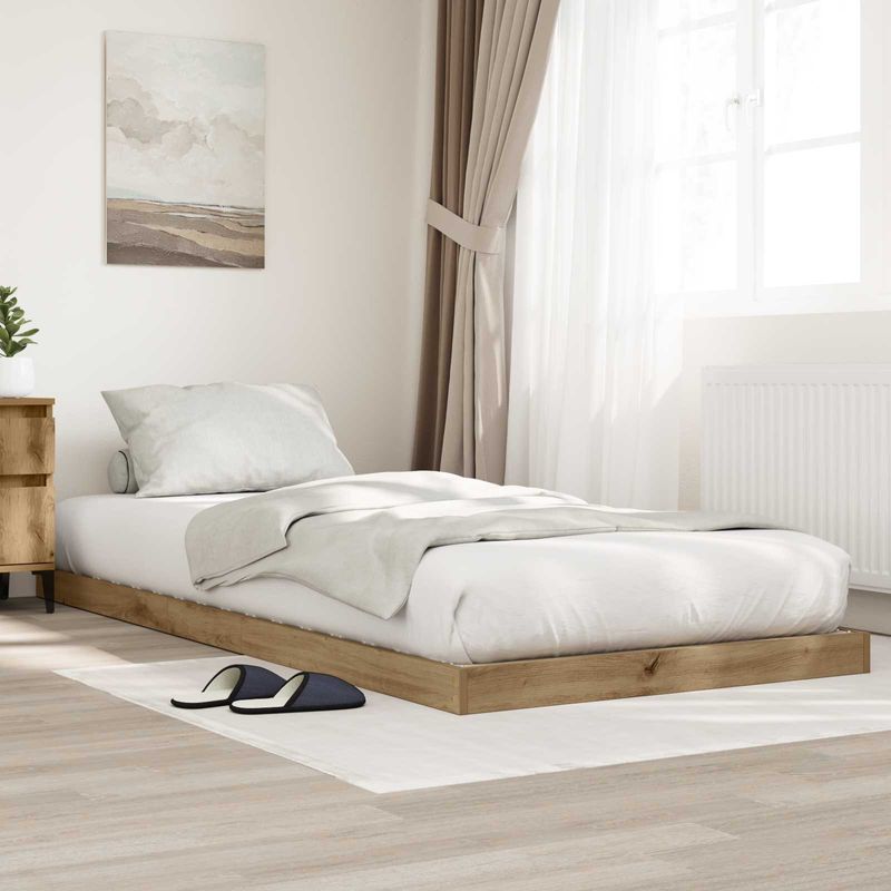 Casa si Gradina - Mobilier - Paturi si accesorii - Paturi - Cadru de pat de podea Stejar Artizanal 80 x 200 cm - Infinity.ro
